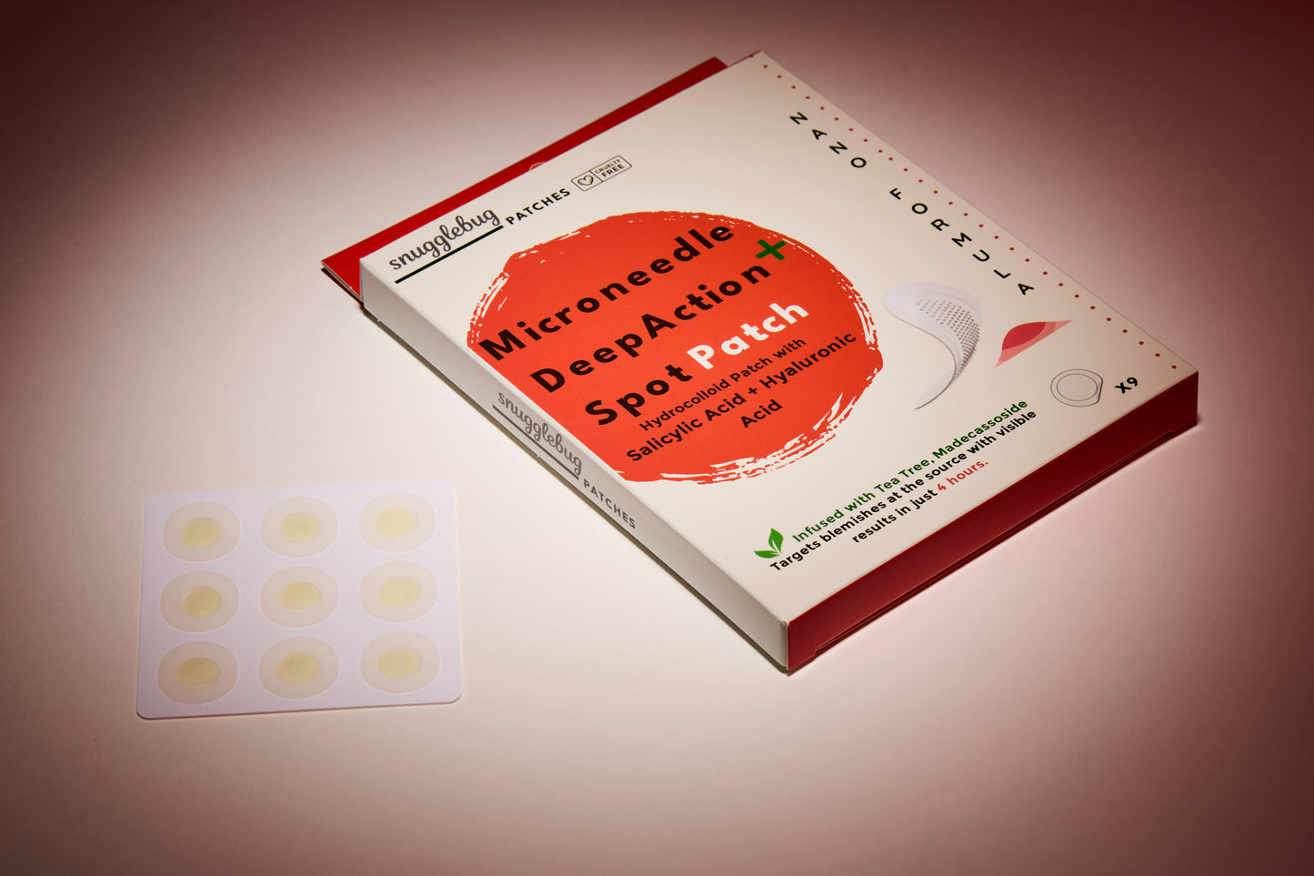 Microneedle Spot Patch - Advanced Blemish Treatment Infused with Tea Tree, Madecassoside, Salicylic Acid & Hyaluronic Acid