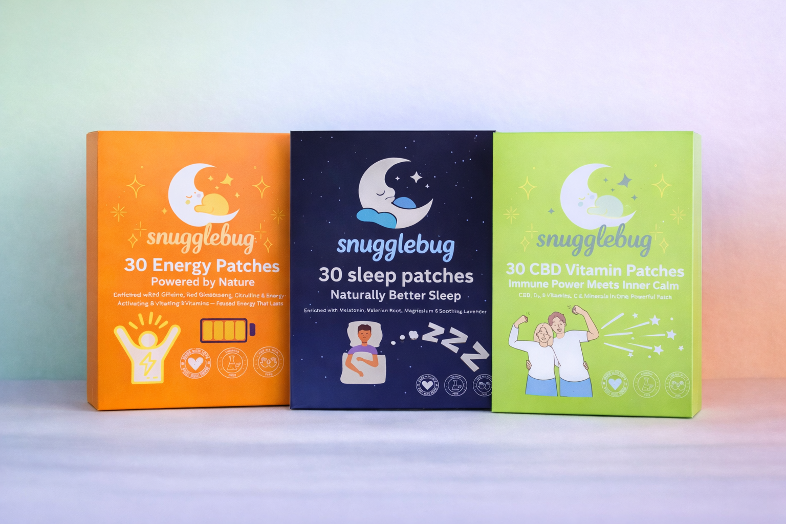 Energy Boosting Patch - Plant-Based Boost with B12, Green Tea & Natural Caffeine