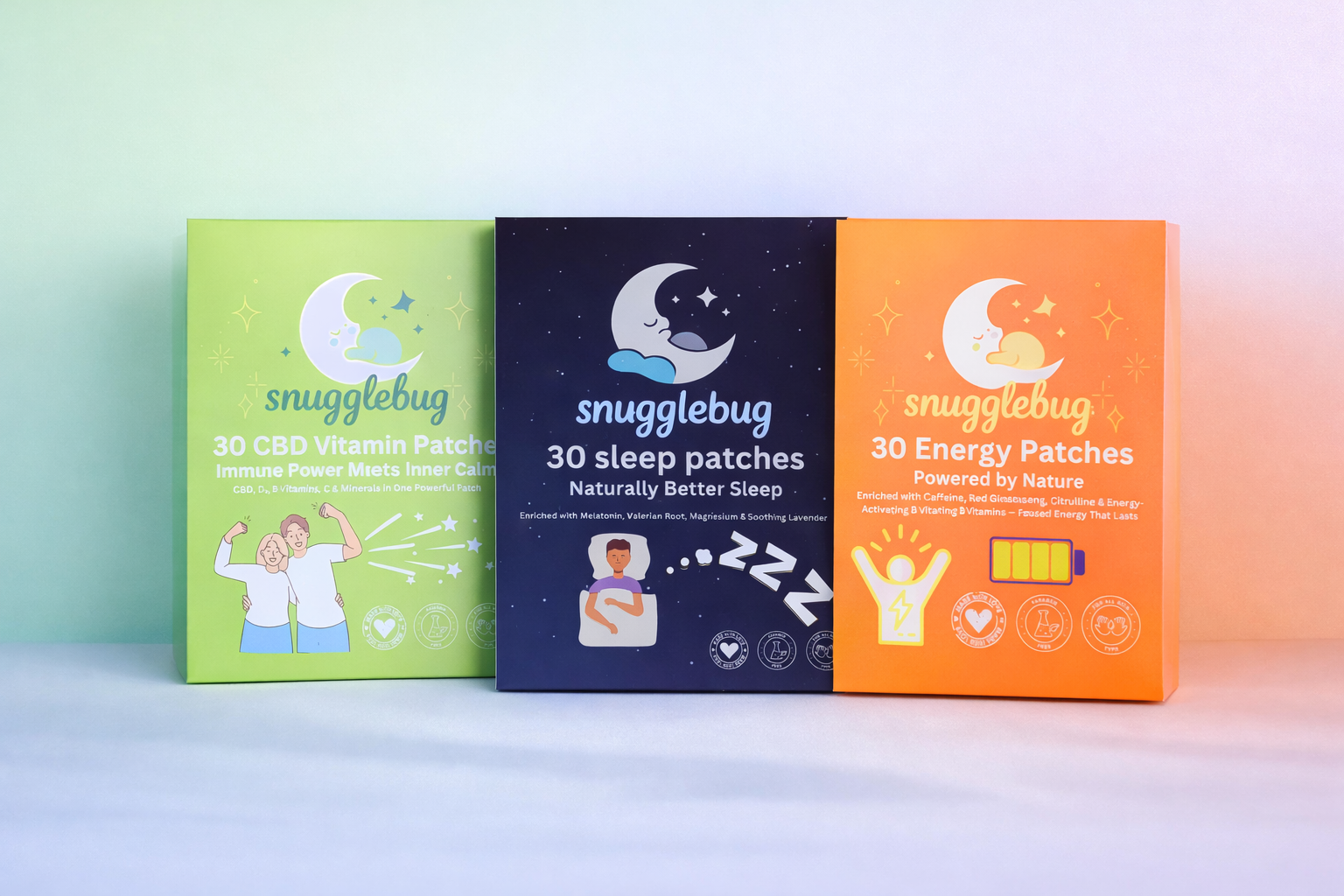 Balance + Vitamins Patch - Plant-Based Support for Calm, Focus & Balance