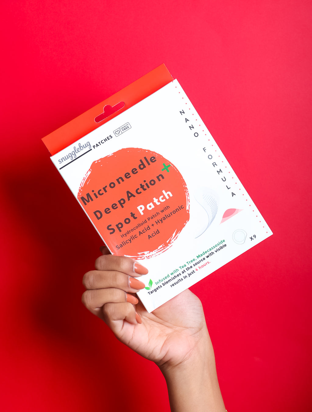 Microneedle Spot Patch - Advanced Blemish Treatment Infused with Tea Tree, Madecassoside, Salicylic Acid & Hyaluronic Acid