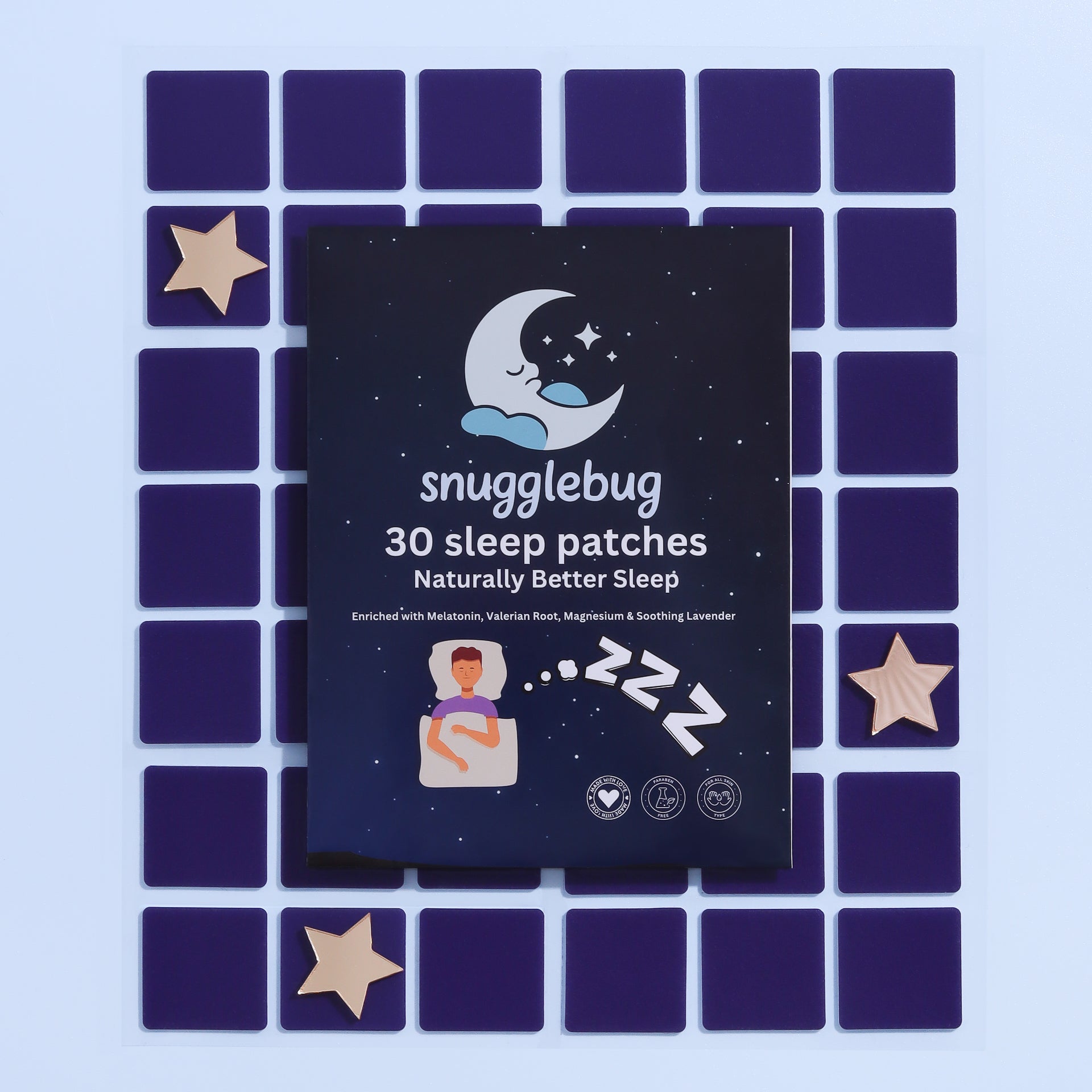 Sleep Patches – 30-Night Supply for Restful, Restorative Sleep