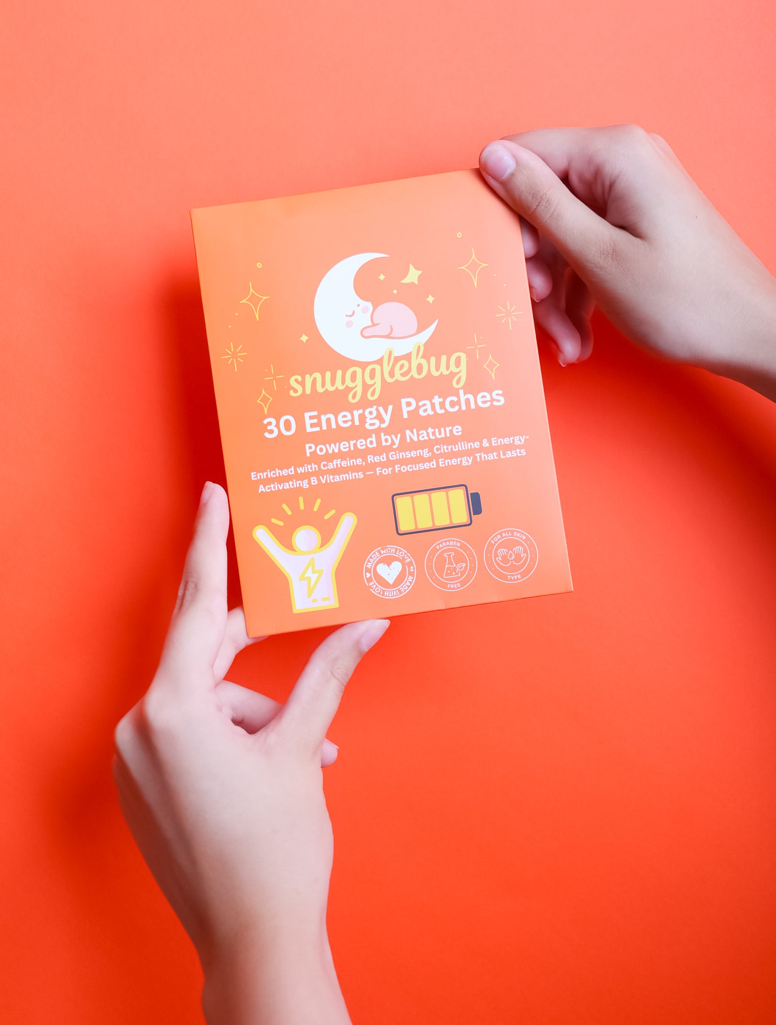 Energy Boosting Patch - Plant-Based Boost with B12, Green Tea & Natural Caffeine