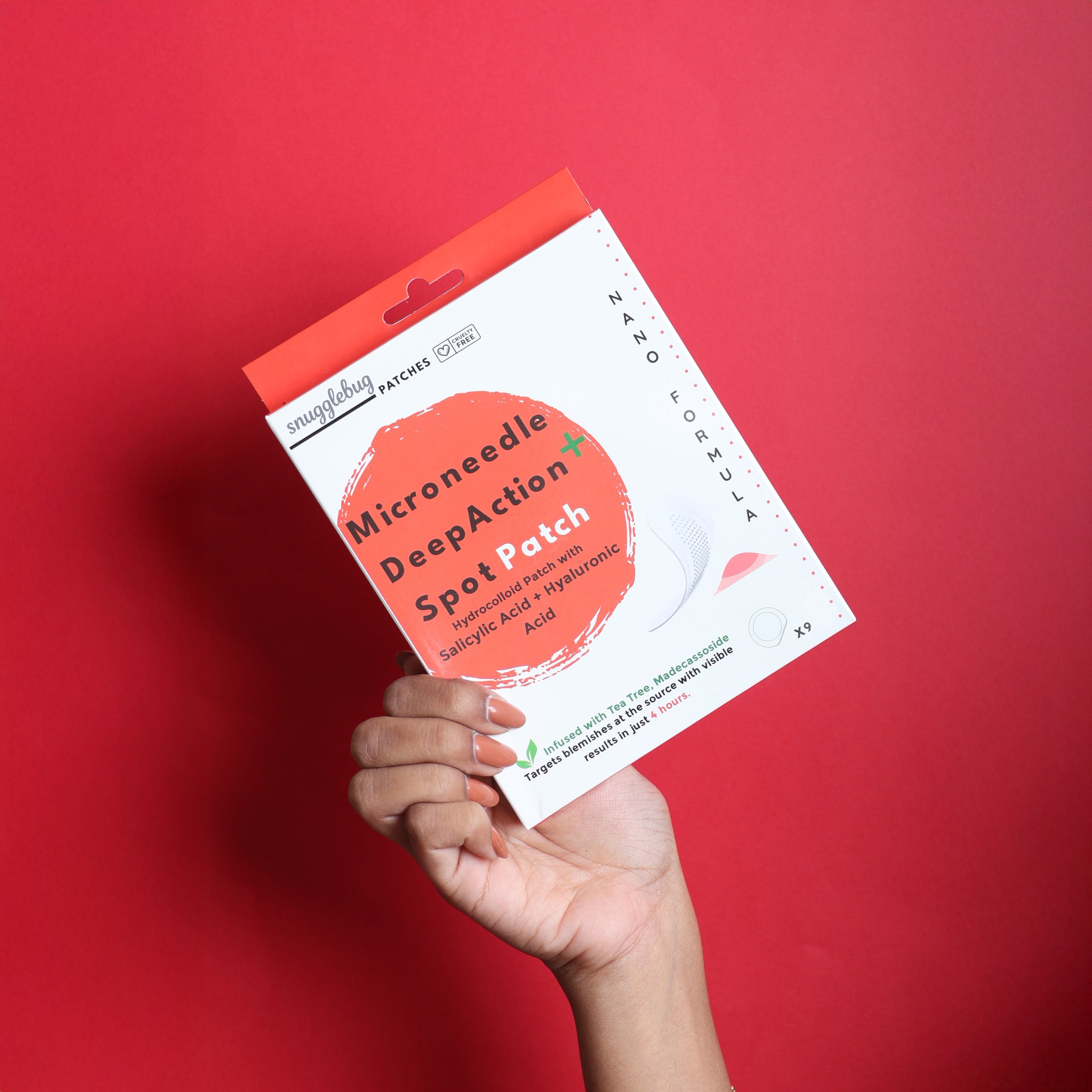 Microneedle Spot Patch - Advanced Blemish Treatment Infused with Tea Tree, Madecassoside, Salicylic Acid & Hyaluronic Acid