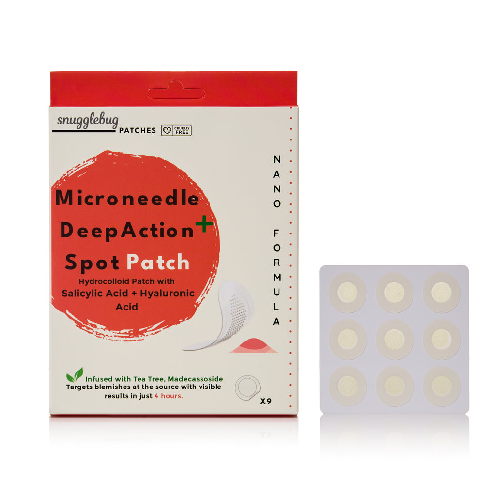 Microneedle Spot Patch - Advanced Blemish Treatment Infused with Tea Tree, Madecassoside, Salicylic Acid & Hyaluronic Acid